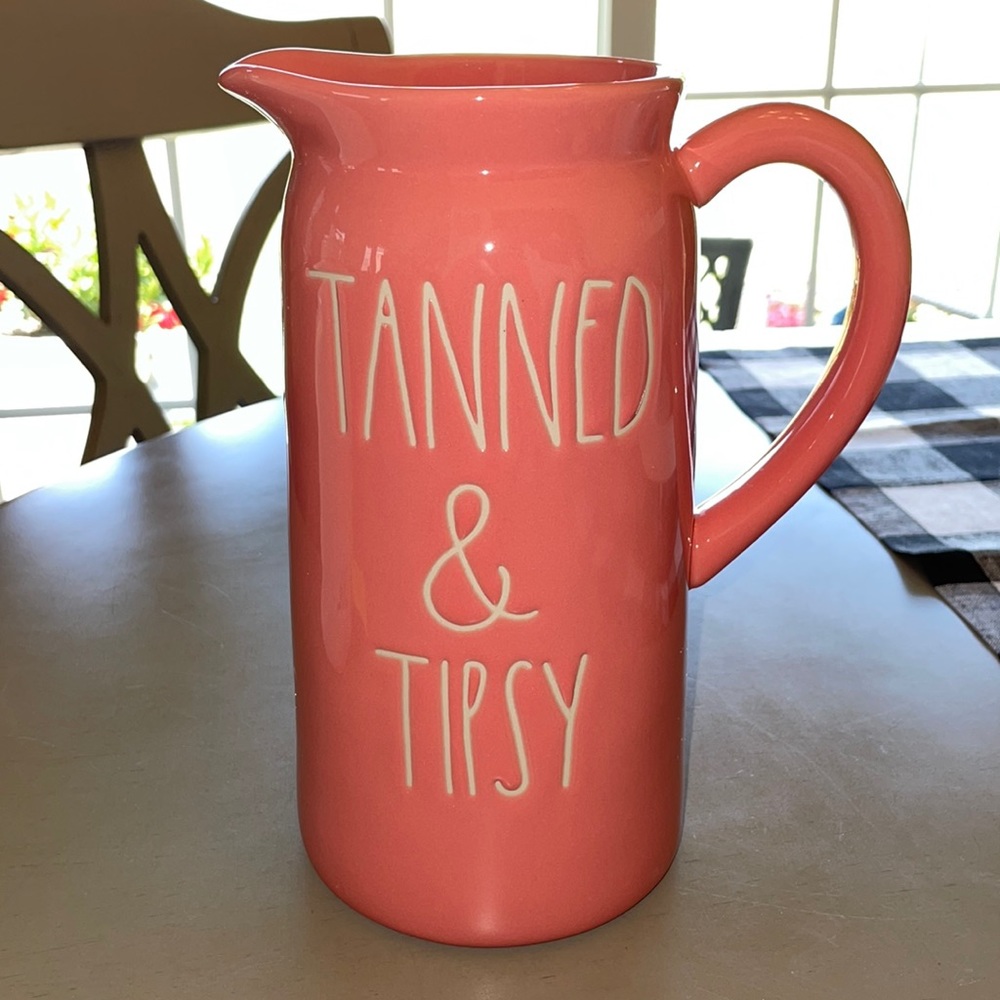 Rae Dunn Tanned & Tipsy Pitcher